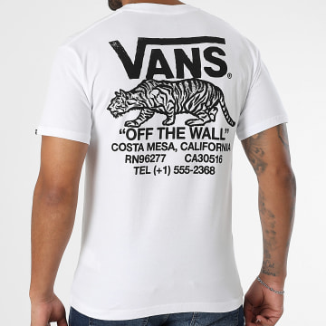 Vans - Camiseta Sneaky 00M3Y Blanco