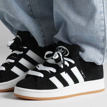 Adidas Originals - Baskets Femme Campus 00s HQ6638 Core Black Footwear White x Superlaced