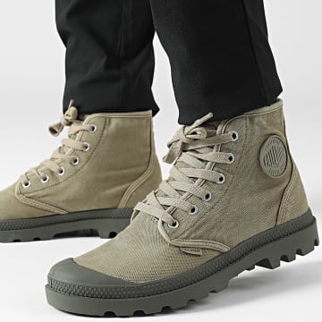 Palladium - Botas Pampa Altas 02352 Verde Oscuro