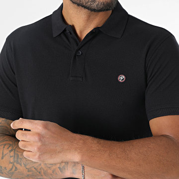 Petrol Industries - Poloshirt met korte mouwen M-ROS-POL002 Zwart