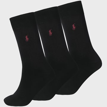 Polo Ralph Lauren - Lot De 2 Paires De Chaussettes Original Player Noir
