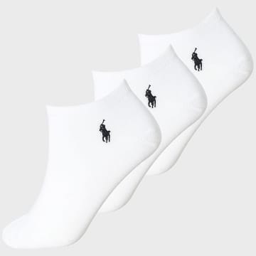 Polo Ralph Lauren - Lot De 3 Paires De Chaussettes Original Player Blanc