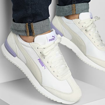 Puma - R78 Wind MU 400695 Lavender Alert Feat Zapatillas Gris Blanco