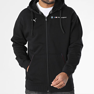 Puma - BMW MMS Essential Sudadera con capucha y cremallera 630629 Negro