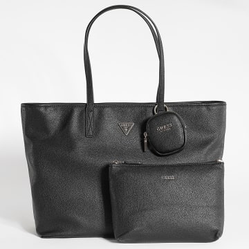 Guess - Lot Sac A Main Et Pochette Femme BG900624 Noir Doré