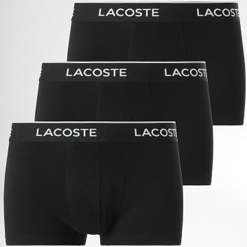 Lacoste - Lot De 2 Boxers Classic Noir