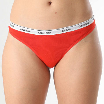 Calvin Klein - String Femme QD5043E Rouge