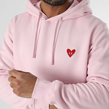 Luxury Lovers - Sweat Capuche Embroidery Heart Rose