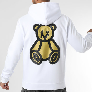 Teddy Yacht Club - Sweat Capuche Carbon G Blanc