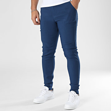 Frilivin - Pantalon Chino Bleu Marine