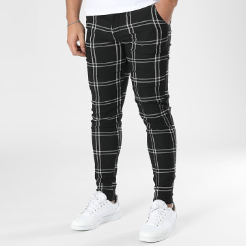Frilivin - Pantalon A Carreaux Noir