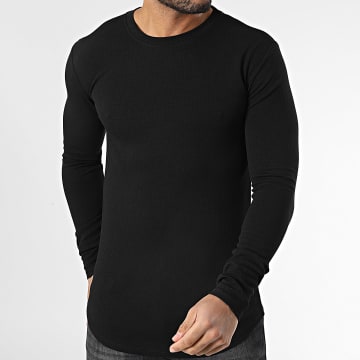 Frilivin - Tee Shirt Manches Longues Noir