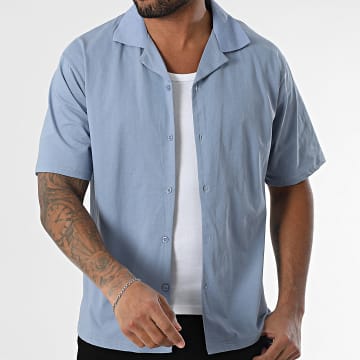 Frilivin - Chemise Manches Courtes Bleu Clair