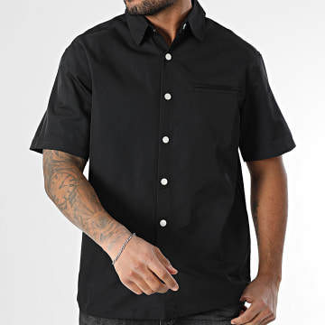 Frilivin - Chemise Poche Manches Courtes Noir