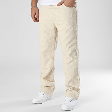 Frilivin - Jean A Carreaux Regular Beige