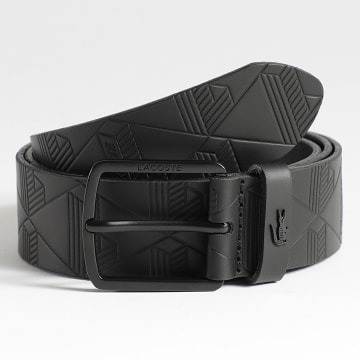 Lacoste - Ceinture En Cuir The Blend Noir