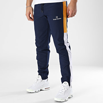 Sergio Tacchini - Pantalon Jogging Alata 41053 Bleu Marine Orange Blanc