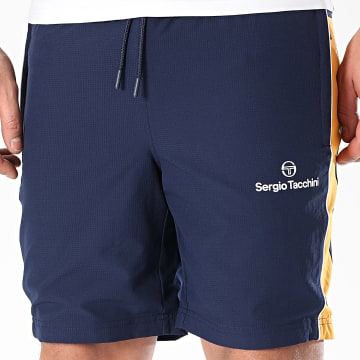 Sergio Tacchini - Short Jogging Alata 41052 Bleu Marine Orange