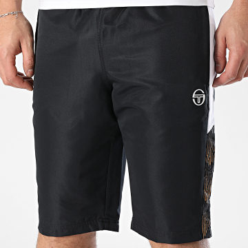 Sergio Tacchini - Short Jogging Punte 40939 Noir Orange Blanc