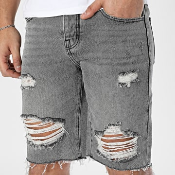 Frilivin - Short Jean Gris Chiné