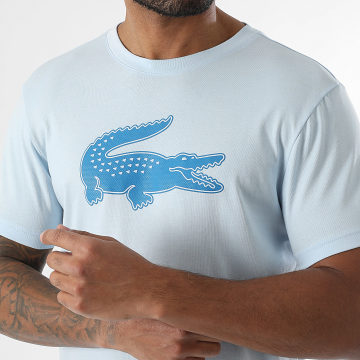 Lacoste Tee Shirt Big Logo Crocodile Regular Fit Bleu Clair lacoste-tee-shirt-big-logo-crocodile-regular-fit-bleu-clair