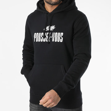 Lacraps - Sweat Capuche Poussez-Vous Noir