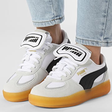 Puma - Damesschoenen Palermo Moda Tong 401679 Veer Grijs Puma Zwart