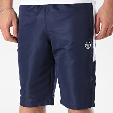 Sergio Tacchini - Short Jogging Punte 40939 Bleu Marine Vert Blanc