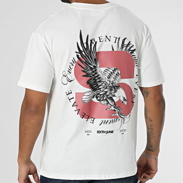 Sixth June - Oversized T-shirt M25521PTS Wit