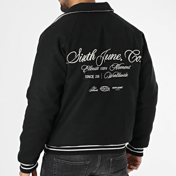 Sixth June - Veste Bomber M25592MJA Noir