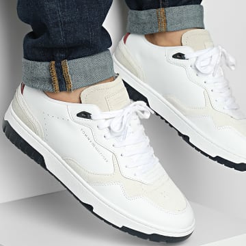 Tommy Hilfiger - Basket Better RWB Piel 5490 Blanco