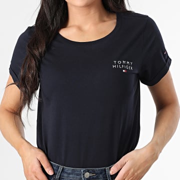Tommy Hilfiger - Tee Shirt Femme Short Sleeve 4525 Bleu Marine