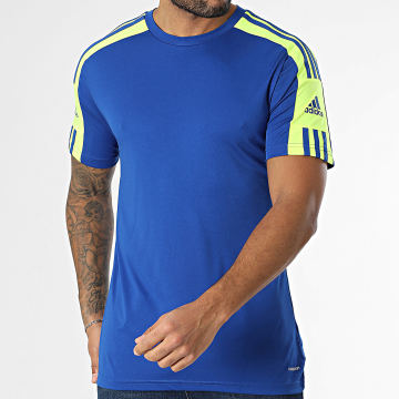 Adidas Sportswear - Tee Shirt Squad 21 GP6421 Bleu Roi Jaune Fluo