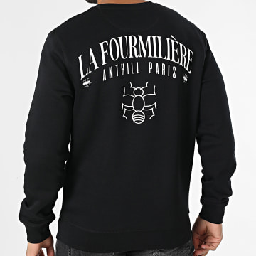 Anthill - La Fourmilière Crewneck Sweatshirt Zwart Wit