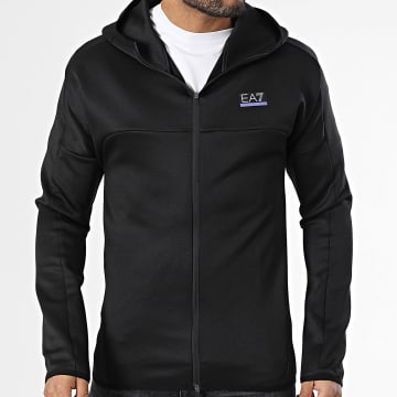 EA7 Emporio Armani - Zipped Hooded Jacket 6DPM70-PJJHZ Black - Ryses