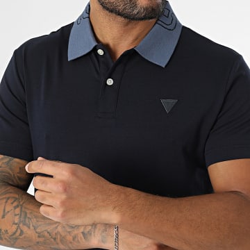 Guess - Polo Manches Courtes M5GP66-J1314 Bleu Marine