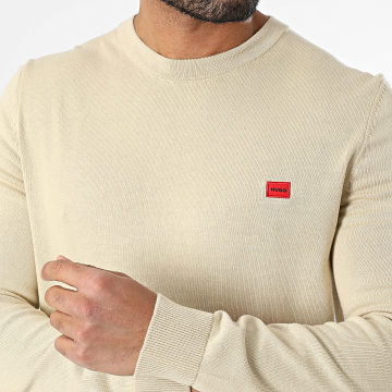 HUGO - San Cassius trui 50475083 Beige
