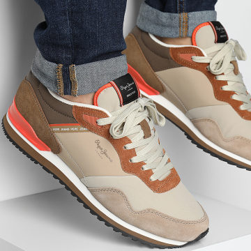 Pepe Jeans - Baskets London Muse PMS40037 Base Beige