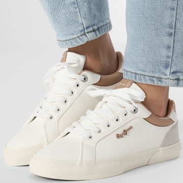 Pepe Jeans - Baskets Femme Kenton Court PLS31588 Golden Ochre