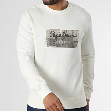Pepe Jeans - Crewneck-Sweatshirt Dalter PM582842 Hellbeige
