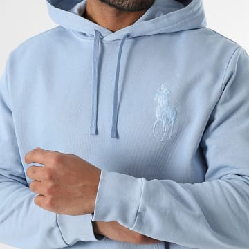 Polo Ralph Lauren - Sweat Capuche Original Player Bleu Clair