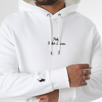 Polo Ralph Lauren - Sweat Capuche Logo Embroidery Blanc