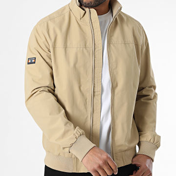 Superdry - Harrington M5012079A Beige Nylon Rits Jas