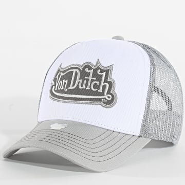 Von Dutch - Cappello Trucker Rockford 7030837 Bianco Grigio
