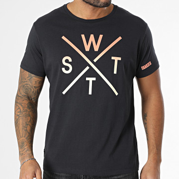 Watts - T-shirt 1WATTS03 Zwart