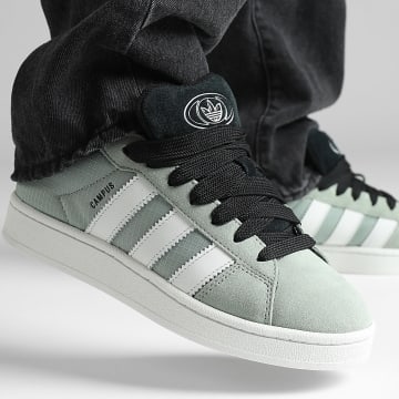Adidas Originals - Baskets Campus 00s JI3171 Silver Green Crystal White Core Black