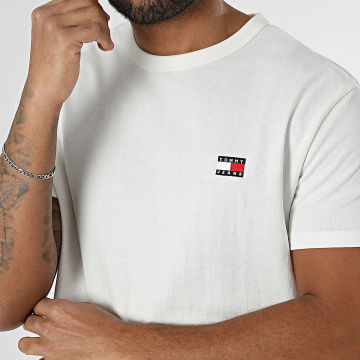 Tommy Jeans - Tee Shirt Badge 0322 Blanc