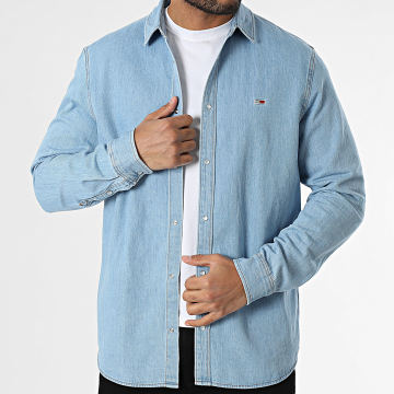 Tommy Jeans - Chemise Manches Longues Jean 1146 Bleu Denim