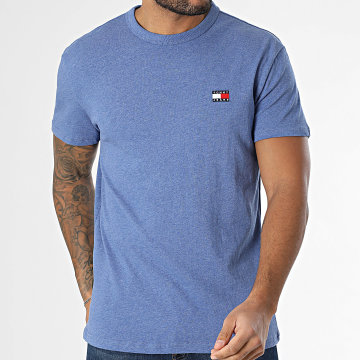 Tommy Jeans - Tee Shirt Badge 0322 Bleu Chiné