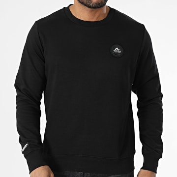 Helvetica - Borgia Sudadera cuello redondo Negro